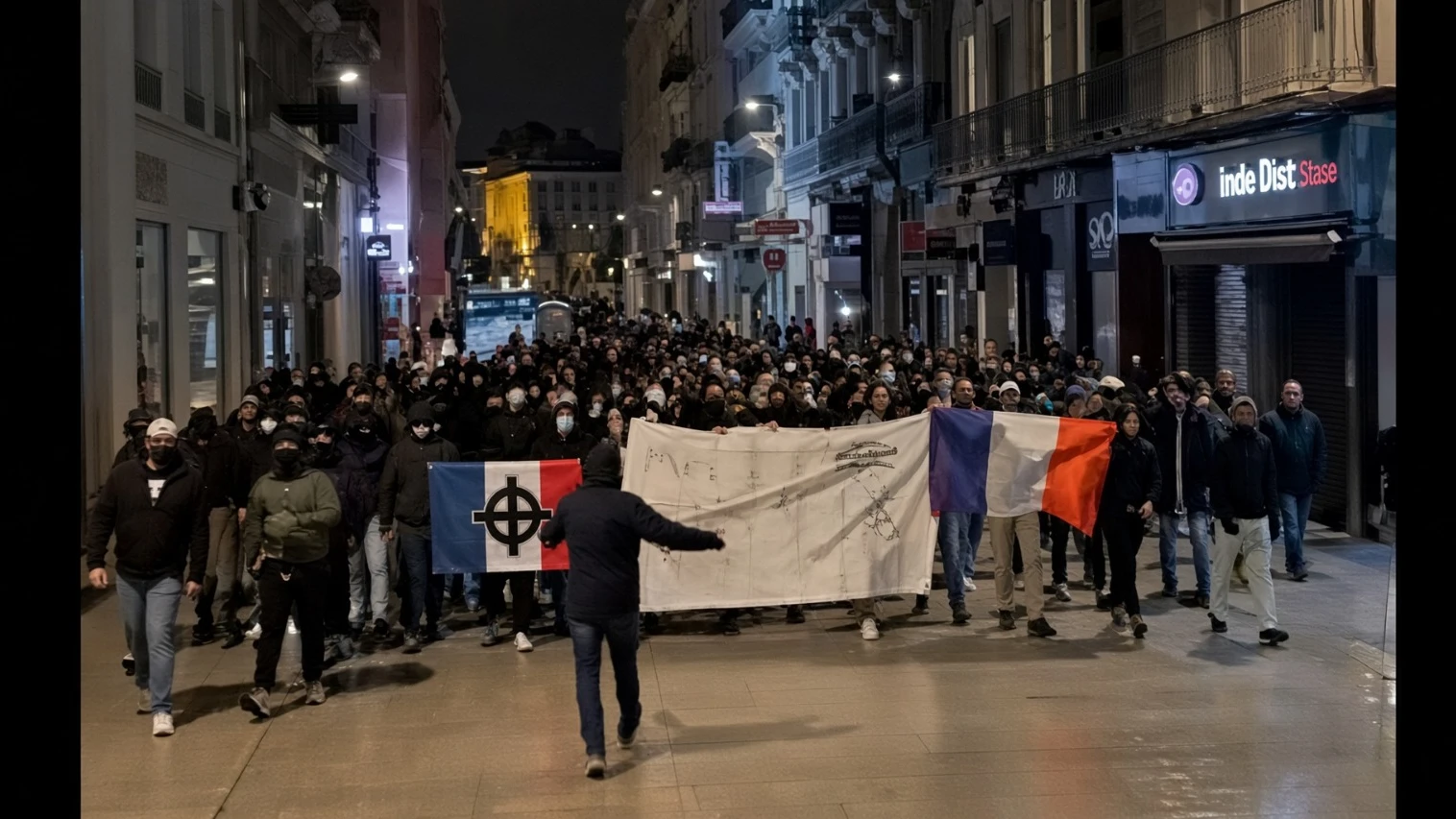 Vídeo: grupos de patriotas se organizan ante los saqueos en los disturbios en Francia