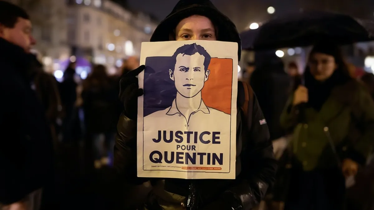 Escalada judicial en Francia: ya son 11 los detenidos por el asesinato de Quentin Deranque