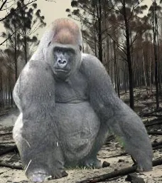 incendios y mamarrachos , un orangután